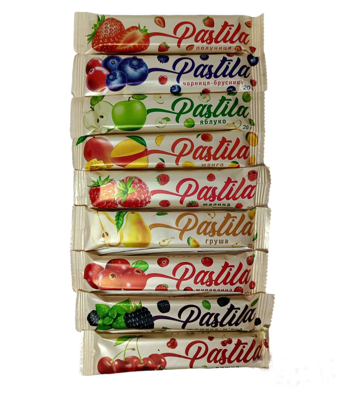 Пастила AMANTI фруктова асорти 25 шт/уп (58276)