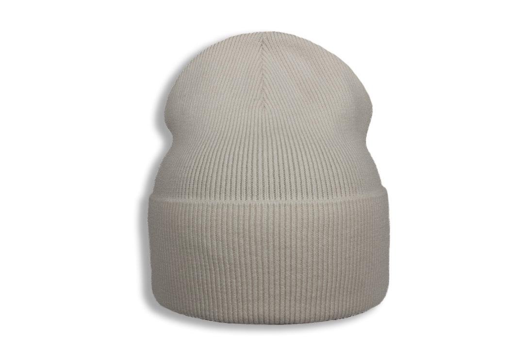Шапка молодіжна біні Apex Елсі з відворотом кашемірова без підкладки Білий (282034) - фото 1 Шапка молодіжна біні Apex Елсі з відворотом кашемірова без підкладки Білий (282034) - фото 1
