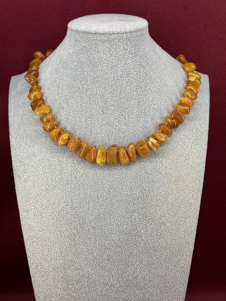 Бусы из янтаря лечебные 45 см (н-760)