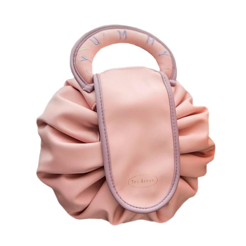 Косметичка жіноча Lesko #4018 для подорожей Light Pink (31457526)