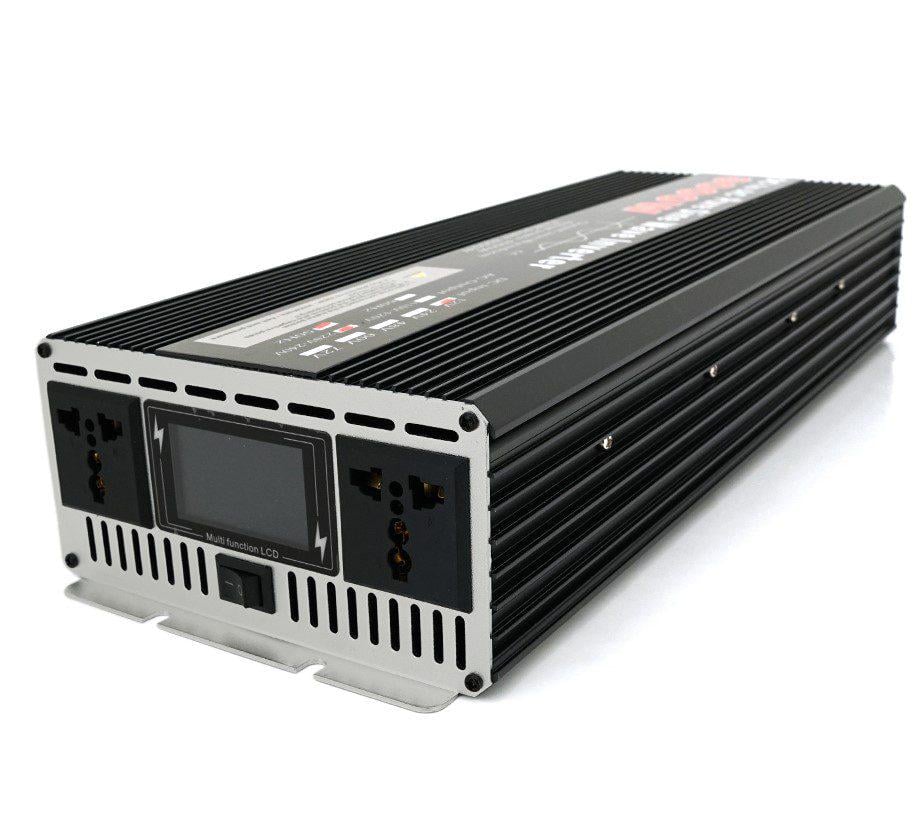 Инвертор напряжения Yoso 4000W 12/220V с правильной синусоидой (57066)