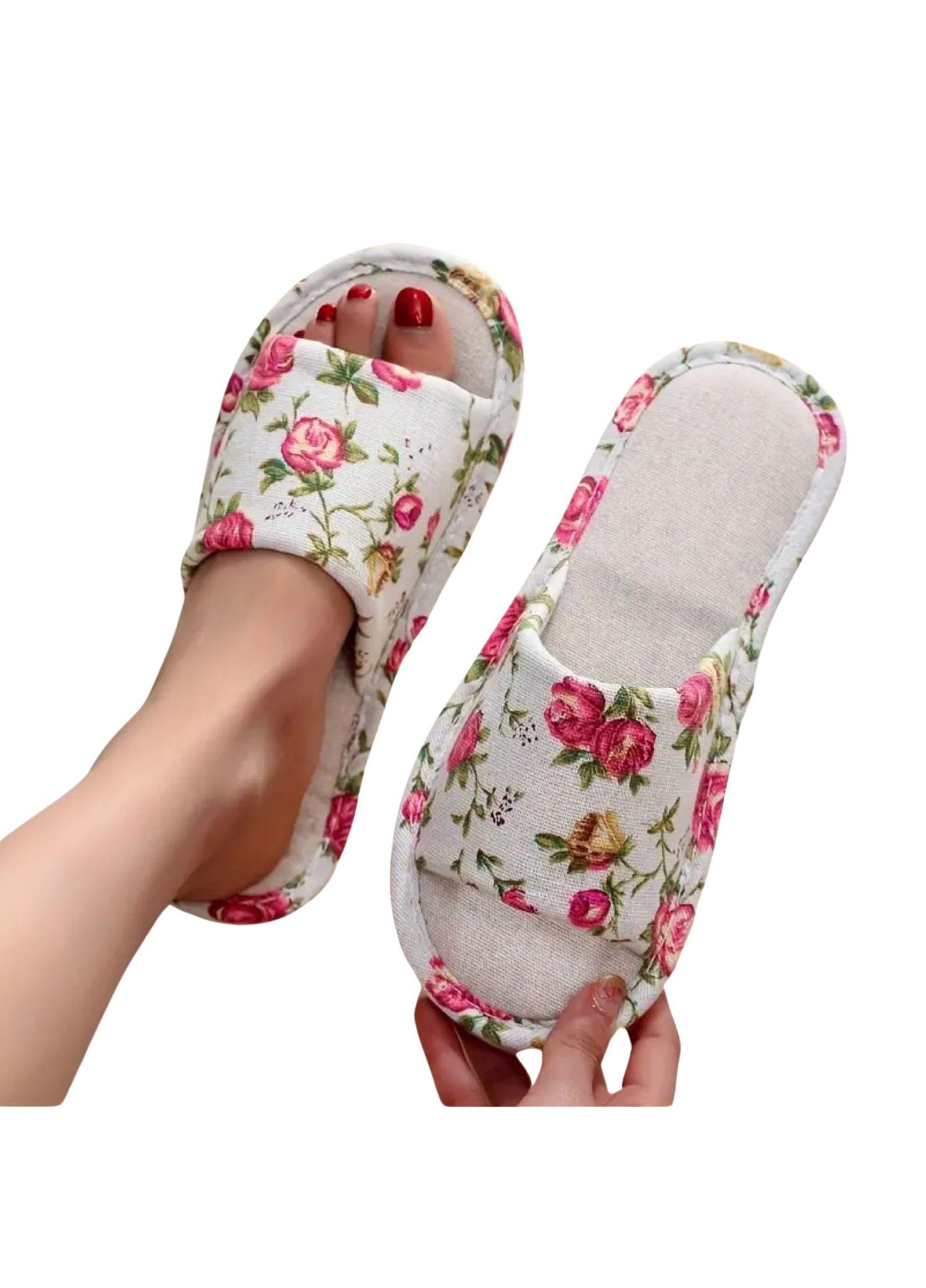 Капці жіночі з відкритим носком р. 38/39 26 см Рожевий - фото 4