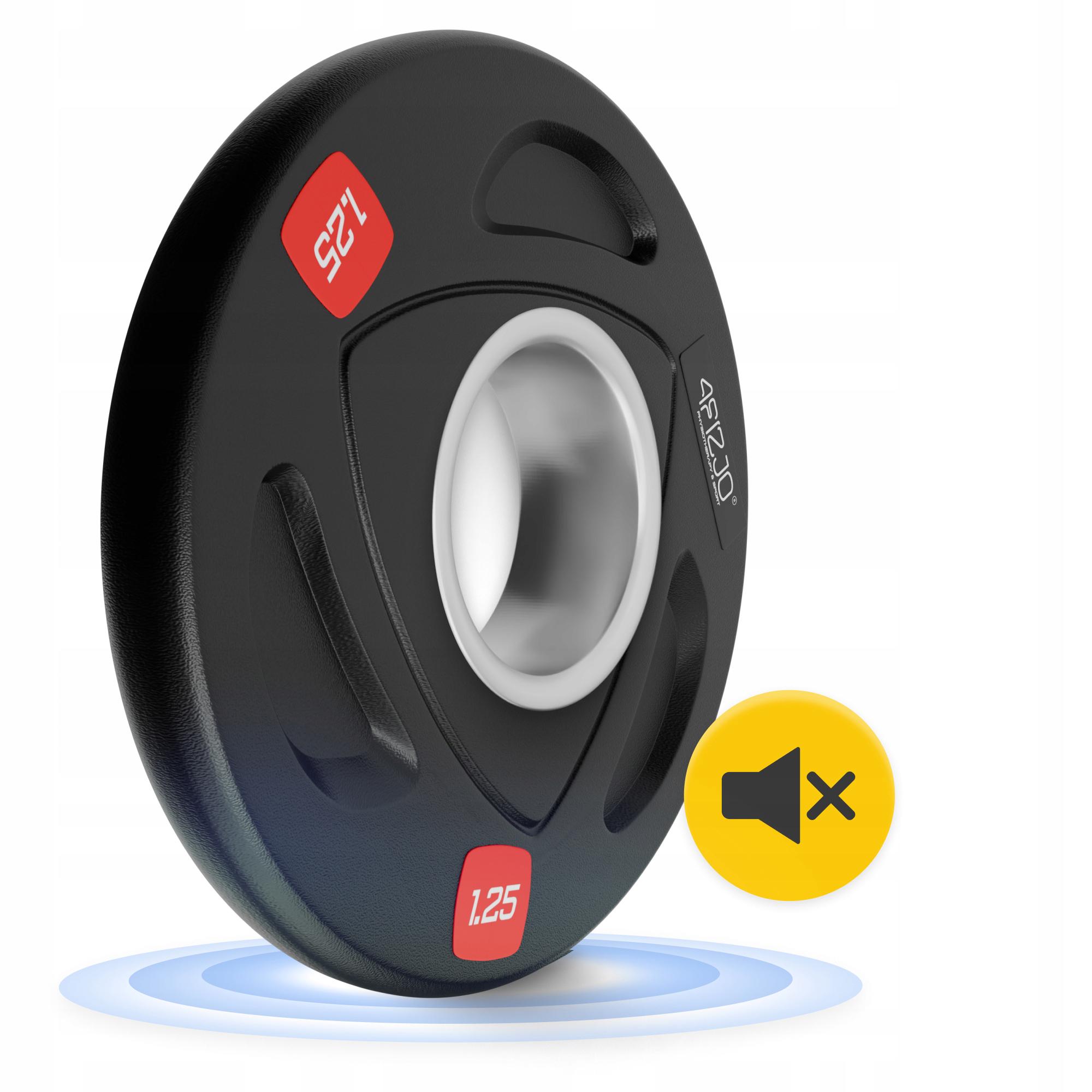 Диск олімпійський 4fizjo 2 шт. 1,25 кг 51 мм Black (P-5905973401258) - фото 8 Диск олімпійський 4fizjo 2 шт. 1,25 кг 51 мм Black (P-5905973401258) - фото 8