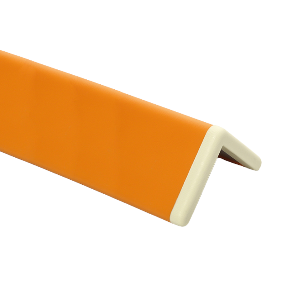 Угловой отбойник защитный виниловый CG 50 алюминиевый профиль 3 м Оранжевый (29615690)