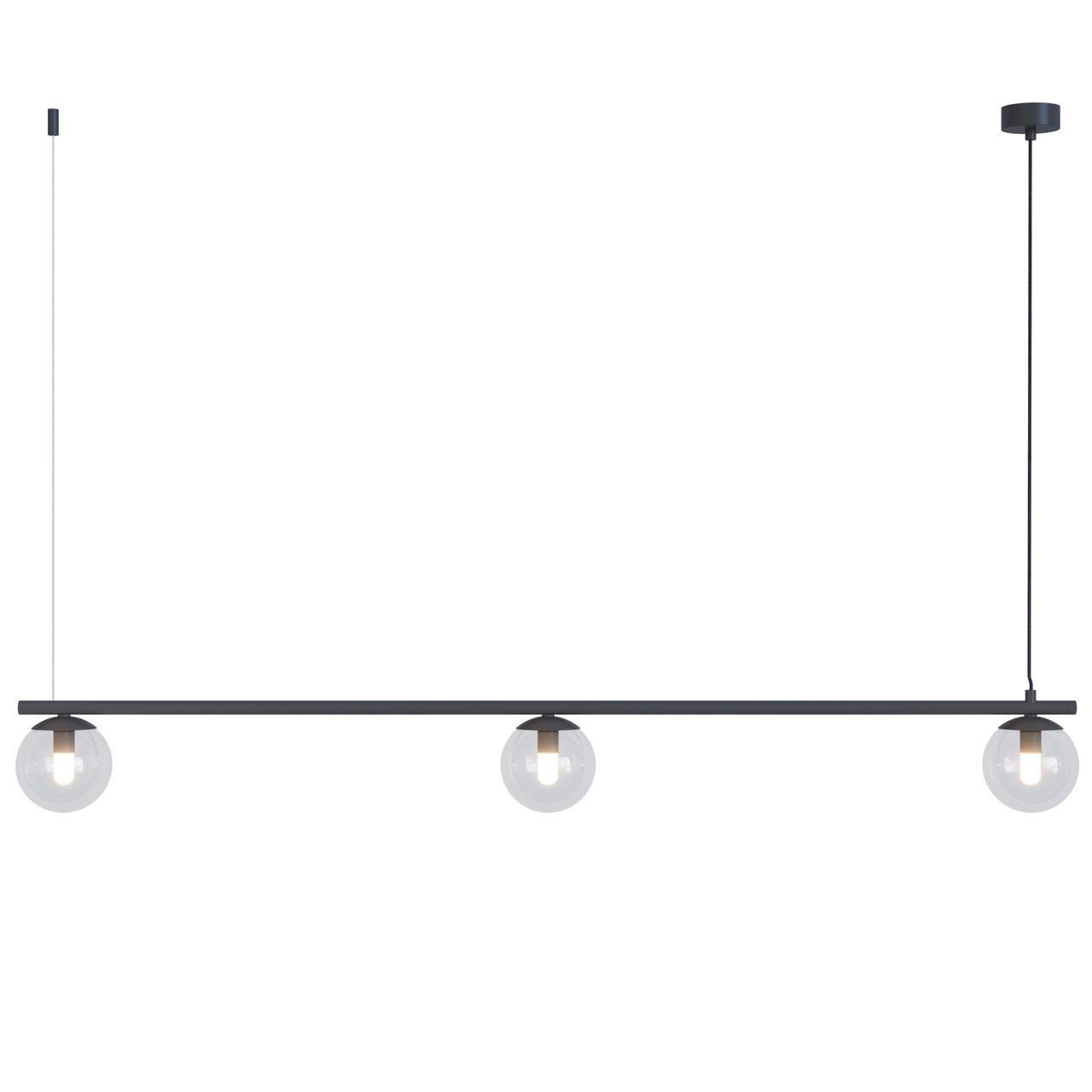 Люстра Pikart Lights Paris 26250 Черный/Прозрачный (1692308363)