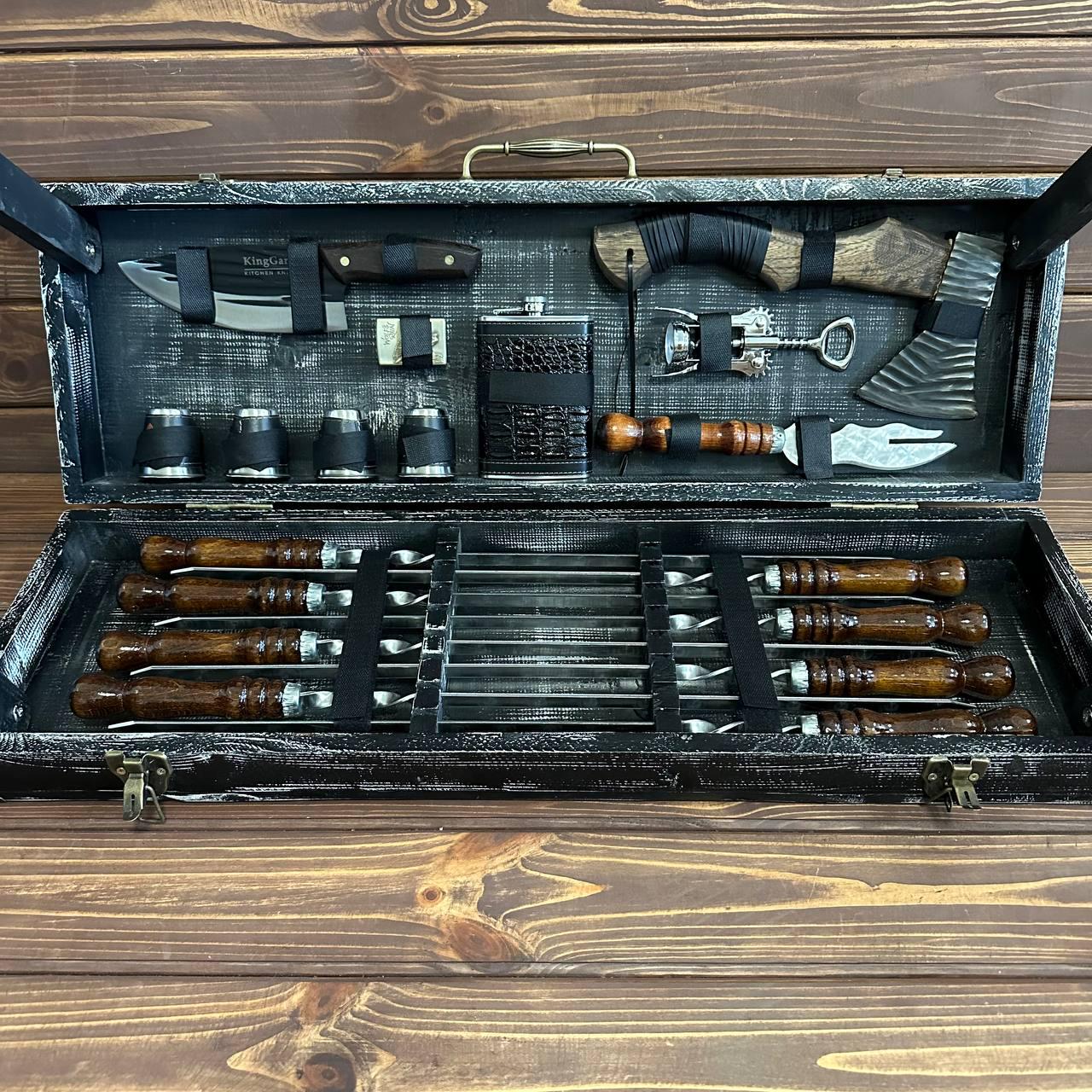 Набор шампуров Viking 2 в кейсе-столике (20055874)