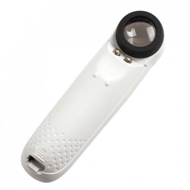 Лупа ручная с подсветкой Magnifier MG6B-1 2 LED (000008042)