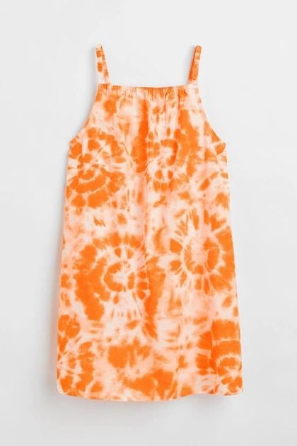 Платье H&M 1048058 170 см Оранжевый