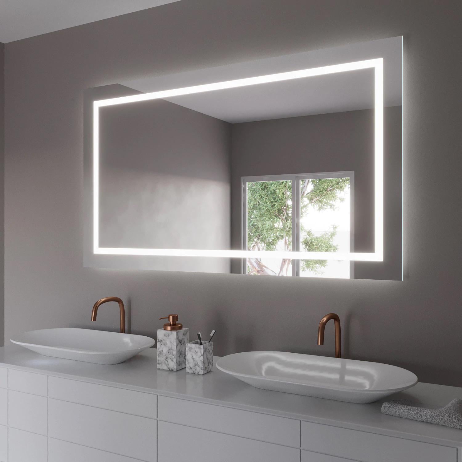 Зеркало Dim Dzerkal ERBE с LED-подсветкой 70х100 см (7717)