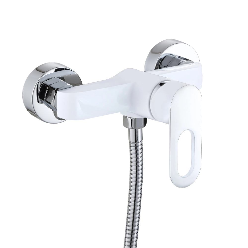 Смеситель для душа Lidz Latwa 010 W006/k40 LDLAT010WHI45426 с душевым гарнитуром White (SD00051550)