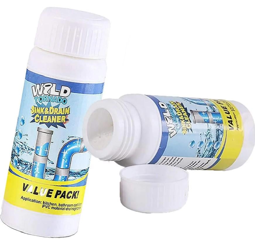 Комплект из порошковых средств Wild Tornado для очистки труб и устранения засоров (2104618738) Комплект из порошковых средств Wild Tornado для очистки труб и устранения засоров (2104618738)