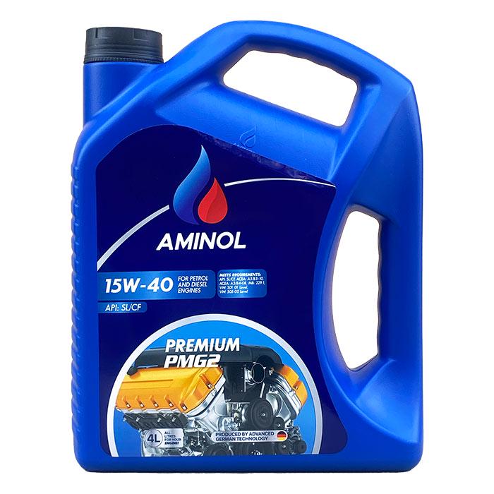 Моторна олива автомобільна Aminol Premium PMG2 15W40 4 л (17878550)