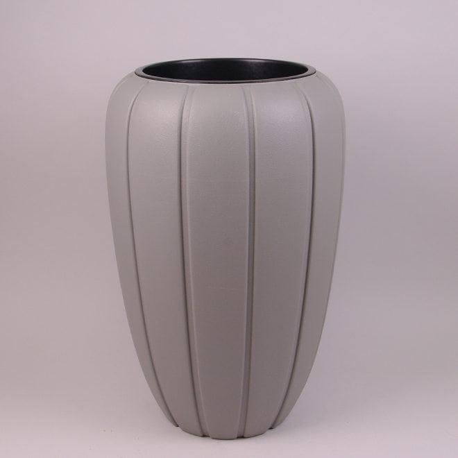 Горшок пластмассовый Flora GAJA 81283 с вкладом 61,5 см Серый (DR015616)
