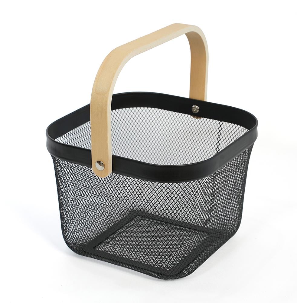 Кошик для зберігання з ручками Fabrika Molly Black Кошик для зберігання з ручками Fabrika Molly Black