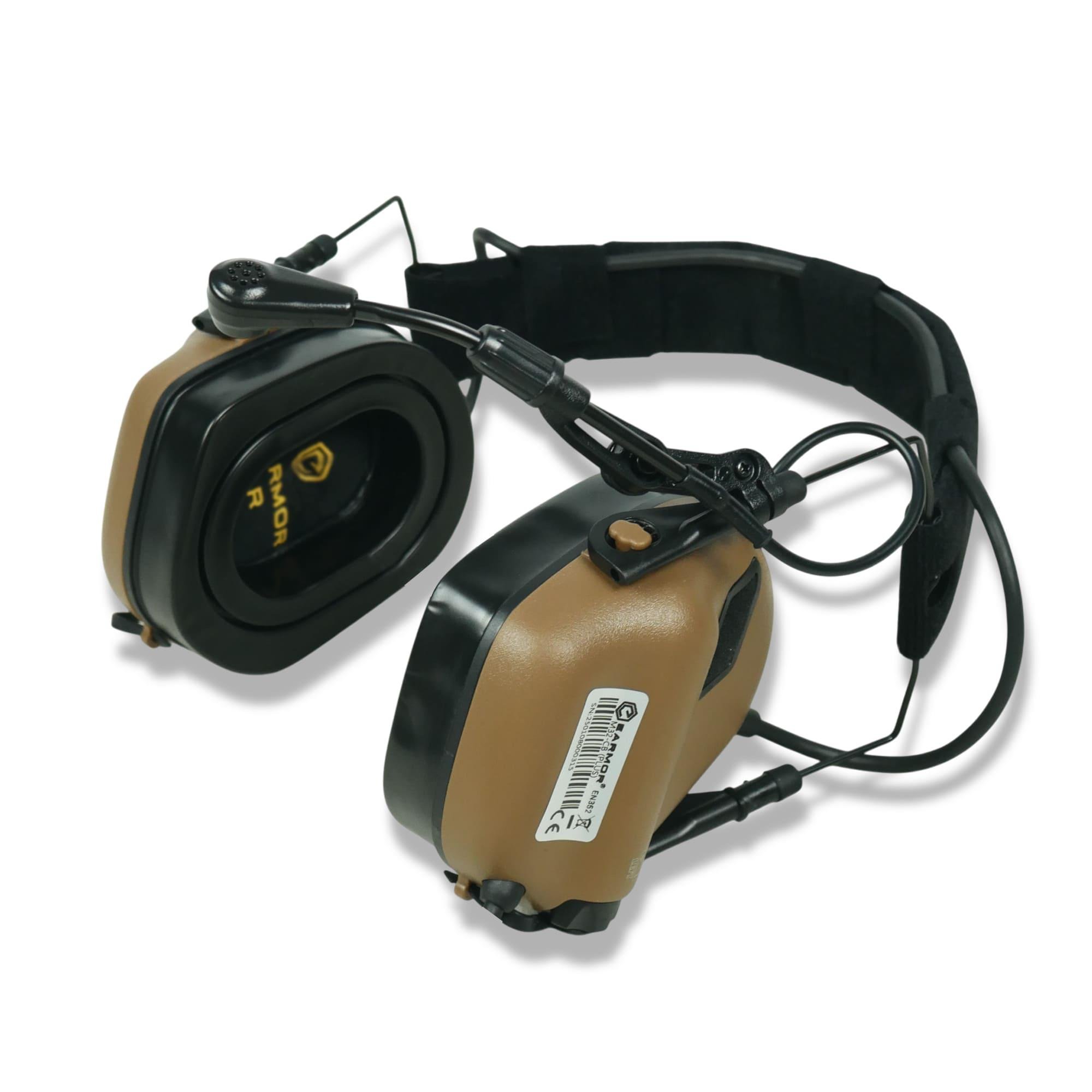 Наушники Earmor M32 PLUS со съемным микрофоном 82 дБ Койот (27668232) - фото 2 Наушники Earmor M32 PLUS со съемным микрофоном 82 дБ Койот (27668232) - фото 2