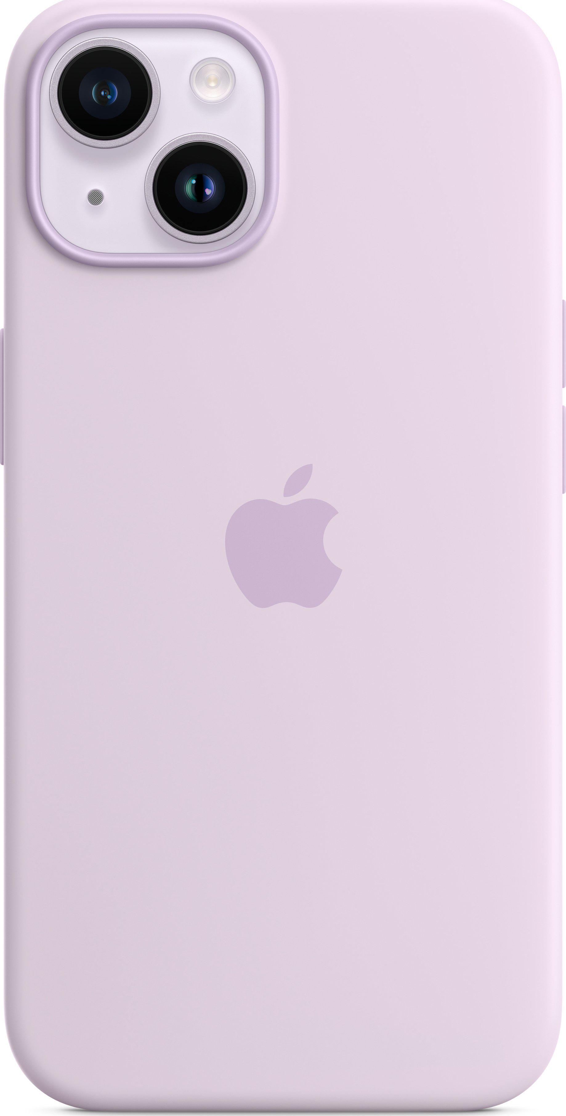 Чехол противоударный силиконовый Silicone Case MPRY3ZE/A MagSafe () для Apple Iphone 14 (6.1") Lilac - фото 8