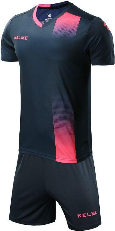 Футбольная форма детская KELME ALICANTE 160 см Сине-розовый (3883020.9420)