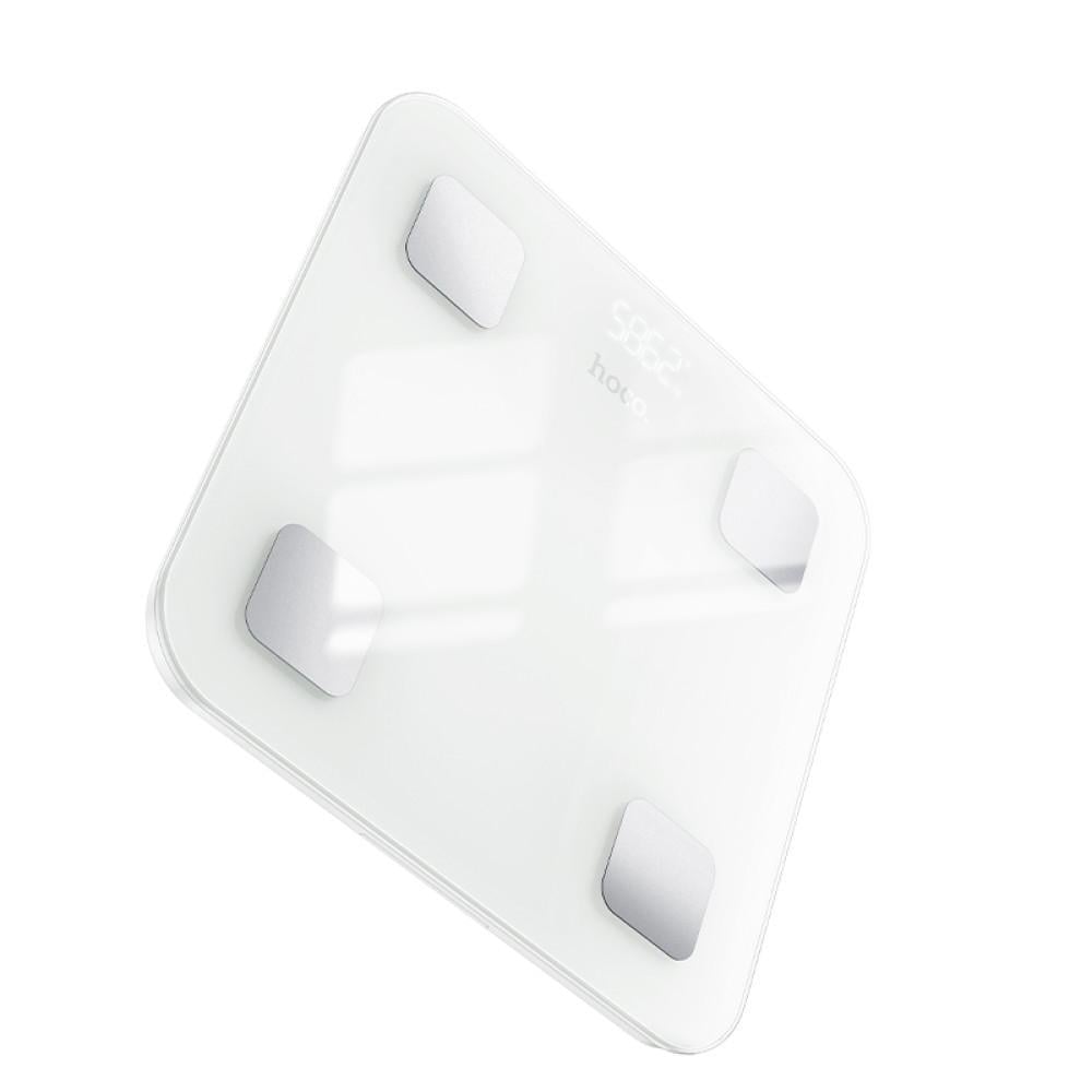 Весы напольные с анализатором жира Hoco HI21 0,1 кг-180 кг LED-дисплей 3xAAA Bluetooth 4.2 - фото 4 Весы напольные с анализатором жира Hoco HI21 0,1 кг-180 кг LED-дисплей 3xAAA Bluetooth 4.2 - фото 4