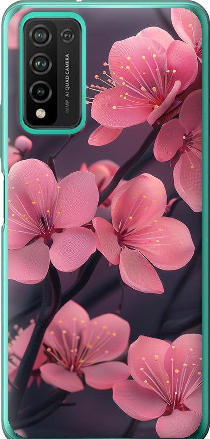 Чохол на Huawei Honor 10X Lite Пурпурова сакура (6075u-2198-42517)