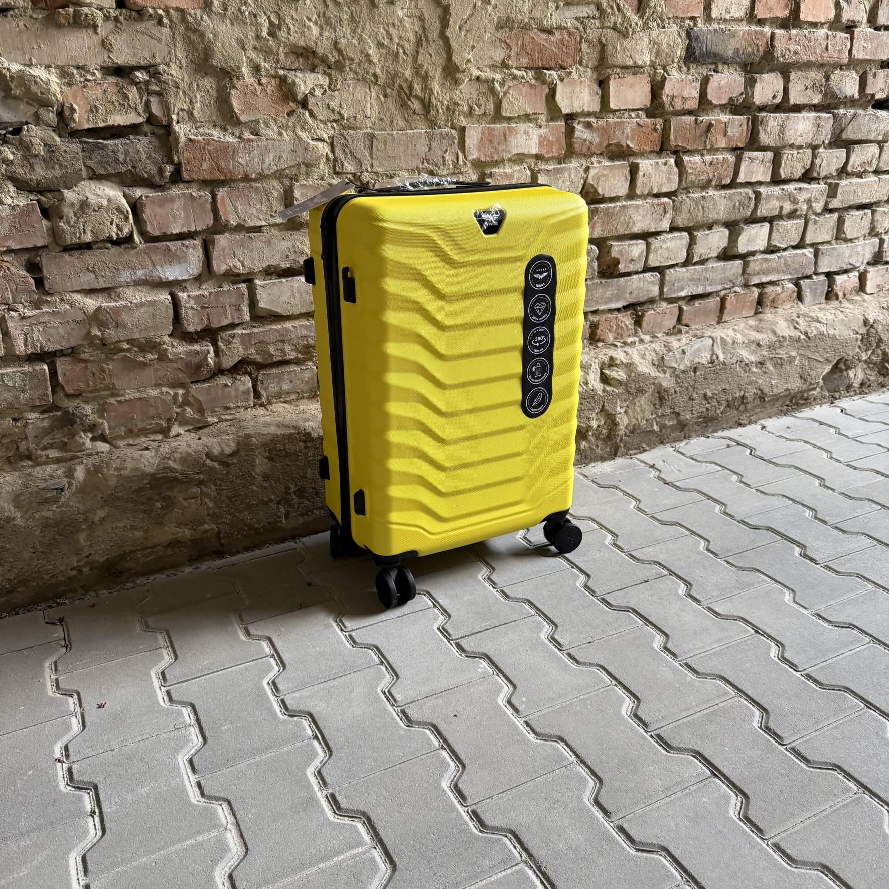 Чемодан Wings PEA01 дорожный М Желтый (26557319) - фото 3 Чемодан Wings PEA01 дорожный М Желтый (26557319) - фото 3