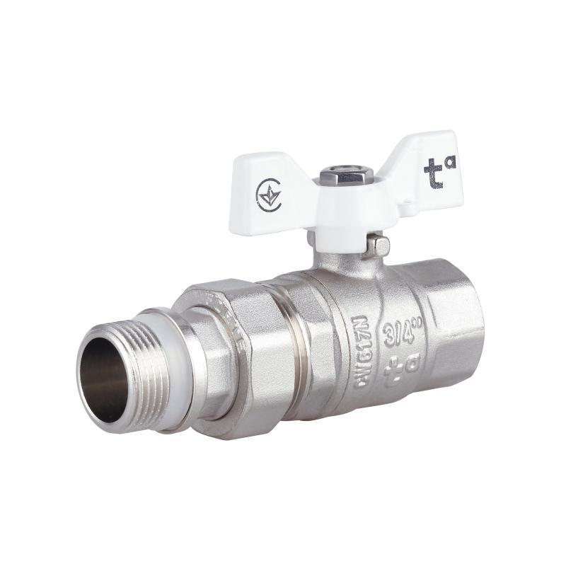 Кран шаровой Thermo Alliance Forte Американка 3/4" с антипротечкой прямой (SF222W20)