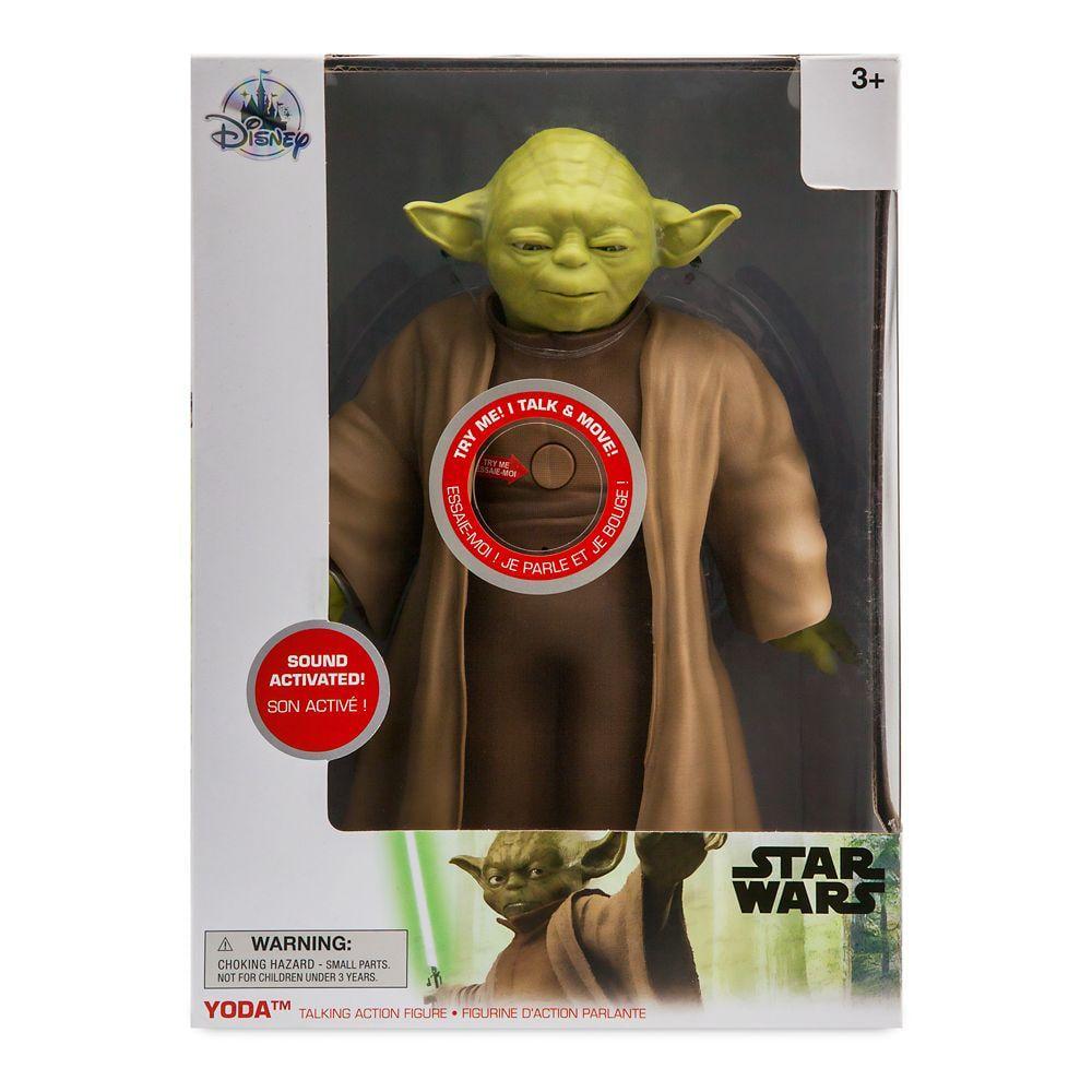 Интерактивная говорящая фигурка Yoda со световым мечом Звездные войны 23 см (Disney SW Y 16.46)