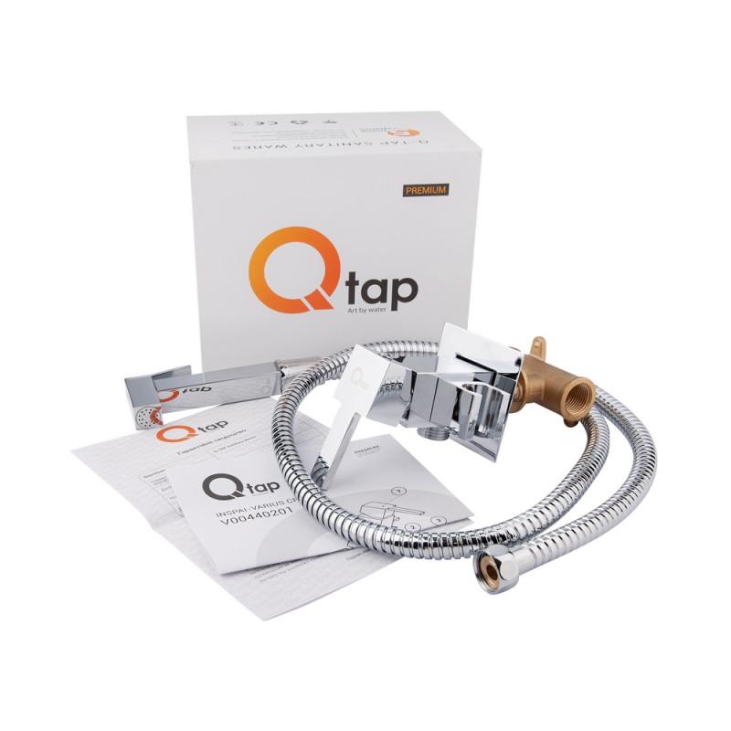 Набор для гигиенического душа Qtap Inspai-Varius CRM V00440201 со смесителем - фото 2