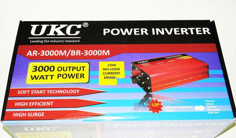 Перетворювач автомобільної напруги AC/DC AR 3000 W 12 V (121644197) - фото 2 Перетворювач автомобільної напруги AC/DC AR 3000 W 12 V (121644197) - фото 2