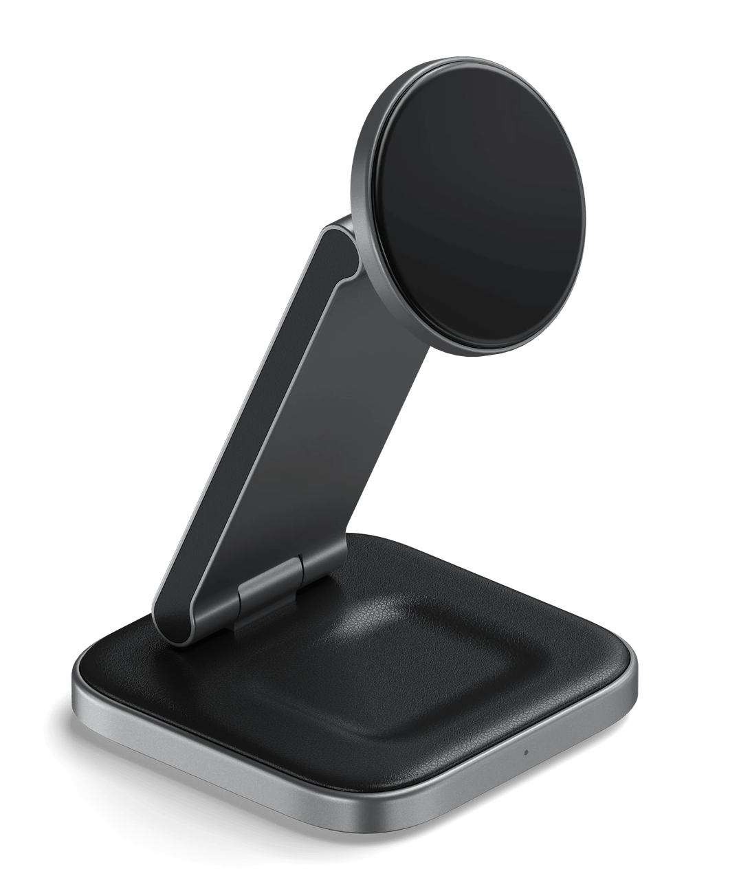 Беспроводное зарядное устройство Satechi 3-in-1 Foldable Qi2 Wireless Charging Stand Space Gray (ST-Q31FM-EA)