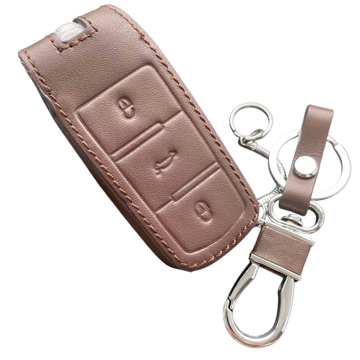 Чехол кожаный для ключа Volkswagen (vw4lle)