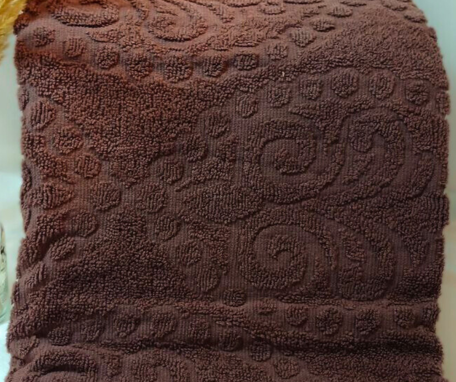 Рушник жакардовий Cotton Area 50х90 см Коричневий (12748) - фото 3 Рушник жакардовий Cotton Area 50х90 см Коричневий (12748) - фото 3