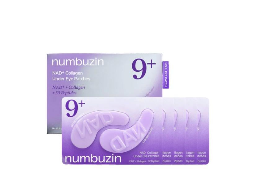 Патчи под глаза с коллагеном и пептидами NUMBUZIN No 9 NAD+ Collagen Under Eye Patches 1 пара (A1405)