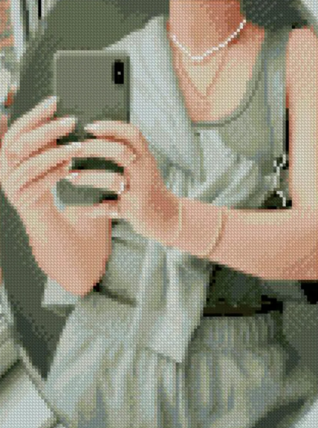 Алмазная мозаика Strateg Look of the day 30х40 см (HX230)