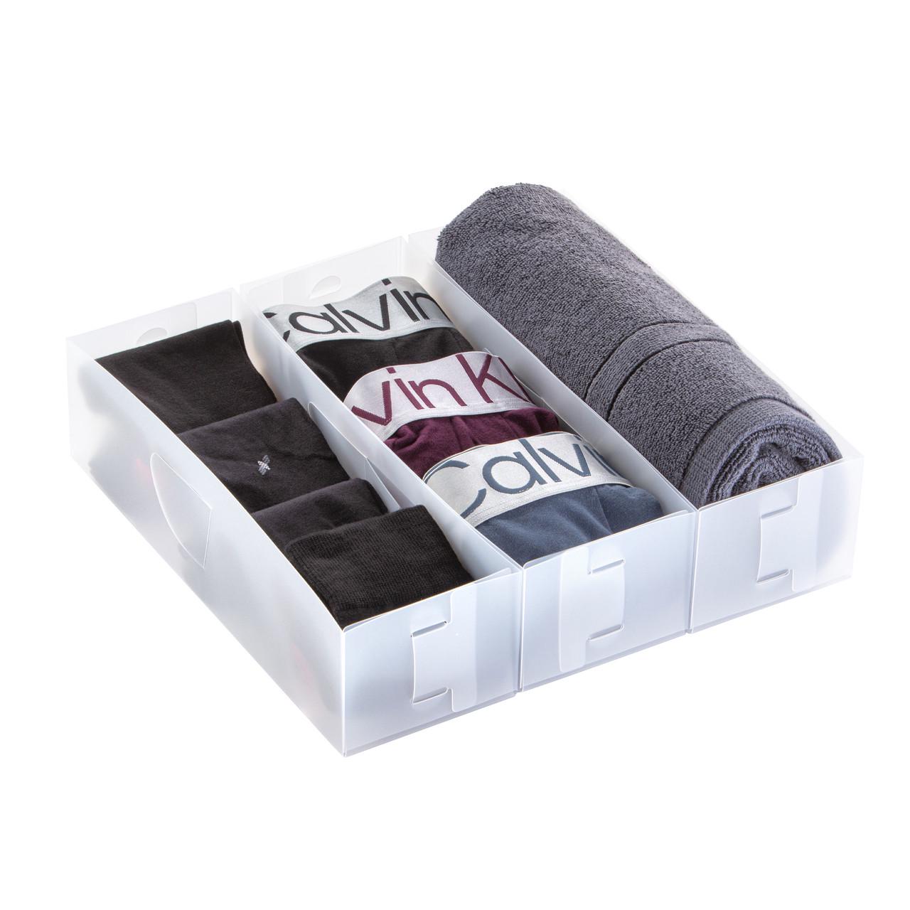 Набір складаних органайзерів для зберігання Fabrika TRES 30х10х7 см 3 шт.