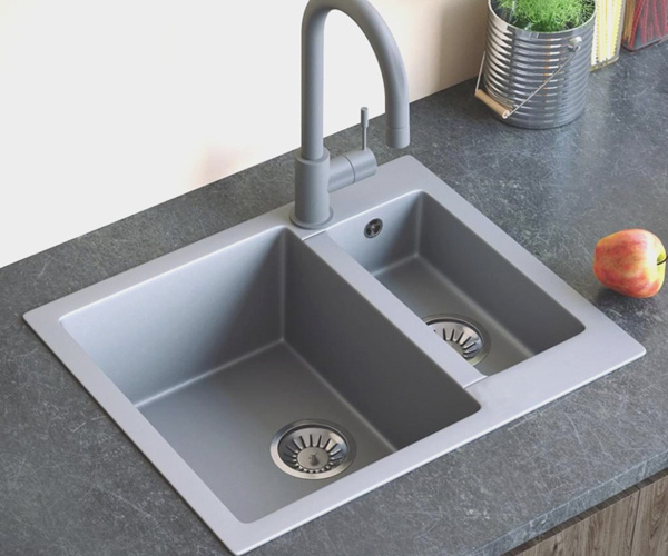 Мийка для кухні Smart House Reggio гранітна Світло-сірий