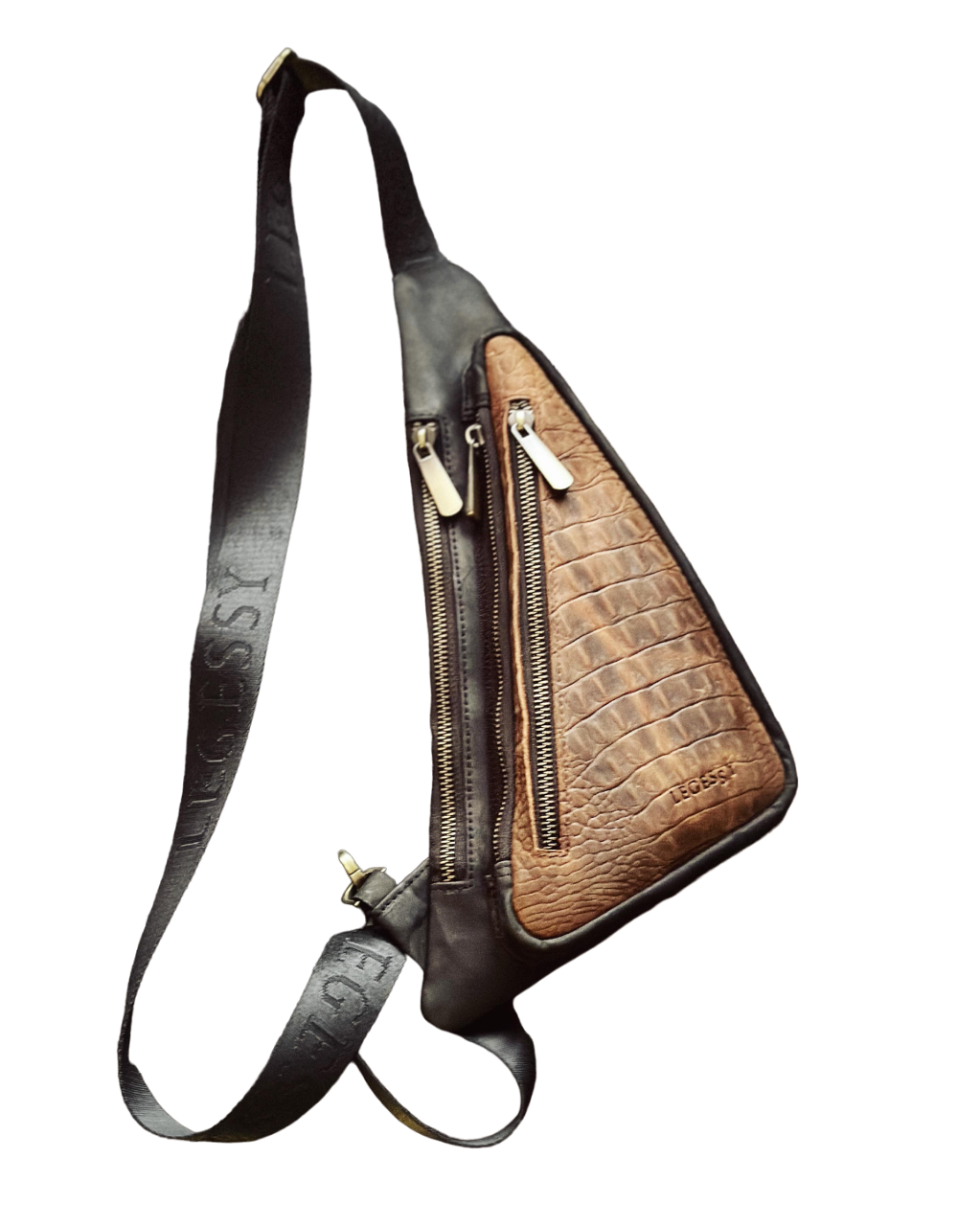 Сумка мужская из натуральной кожи (CH 318 Crocodile)