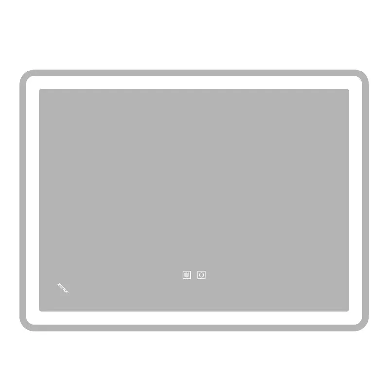 Зеркало для ванной комнаты Zerix Mirra MR05 LED Touch/Anti-fog/димер/регулятор яркости 70x50 см (ZX6055)