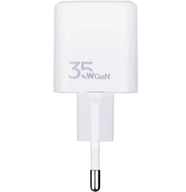 Мережевий зарядний пристрій Gelius Ray GP-HC069 35W White (101567) Мережевий зарядний пристрій Gelius Ray GP-HC069 35W White (101567)