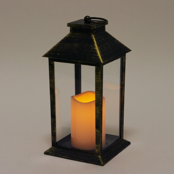 Свічник-ліхтар зі свічкою LED OR-PL6002-1 Чорно-золотий (45472) - фото 2 Свічник-ліхтар зі свічкою LED OR-PL6002-1 Чорно-золотий (45472) - фото 2