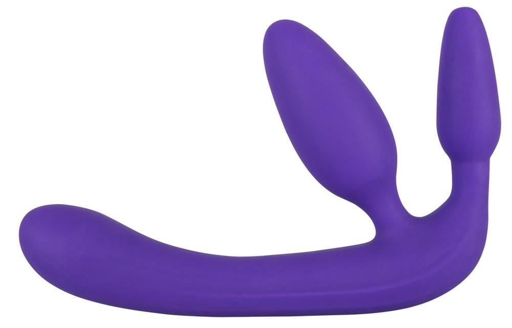 Страпон женский Triple Teaser Strapless Strap-On тройного действия ( 38131610)