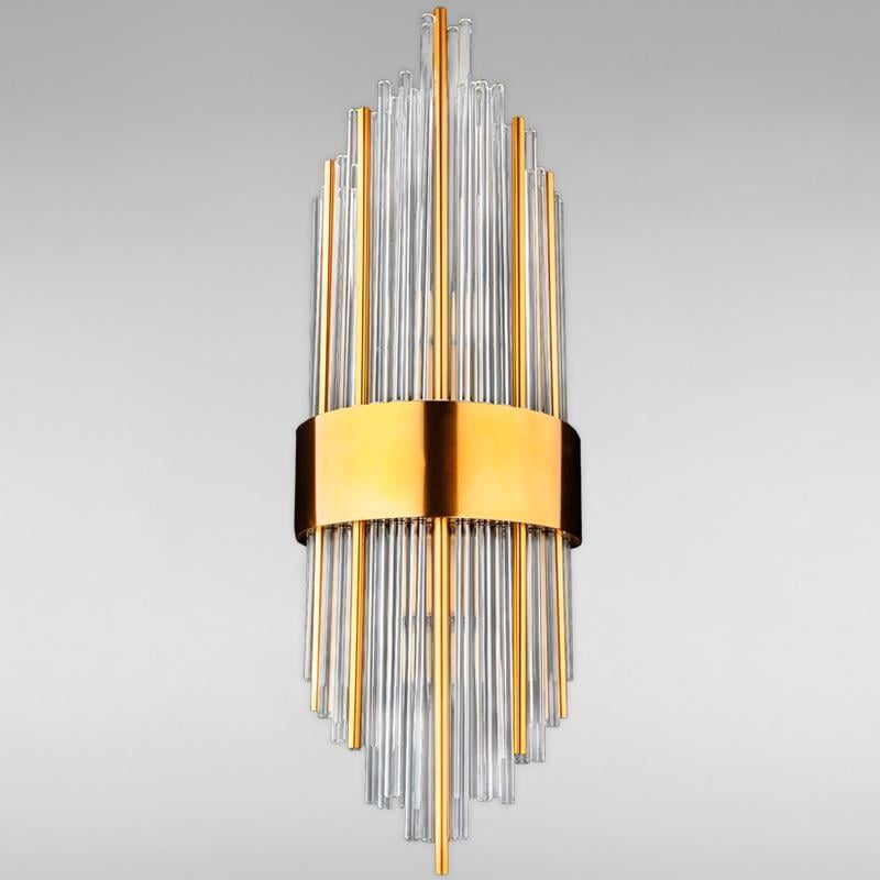 Настінний світильник Light House DL-18347/2W латунь