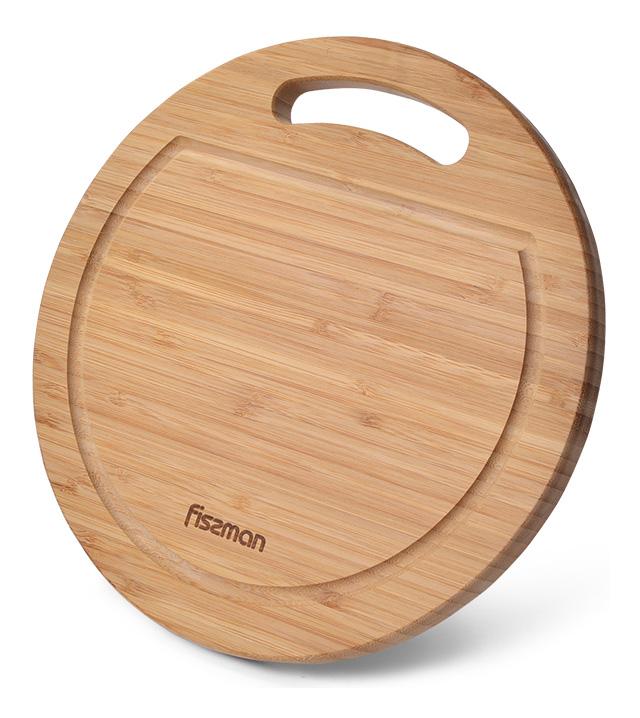Доска разделочная Fissman бамбуковая Ø 28 см (FN-8778)