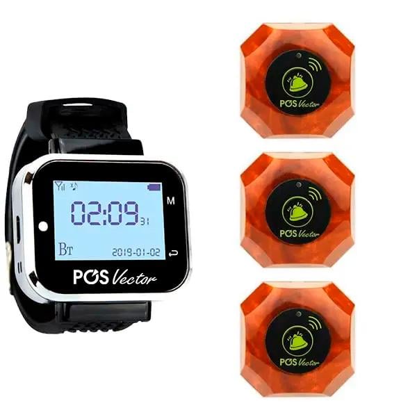 Система виклику офіціанта Pos Vector та 3 кнопки (57280973)