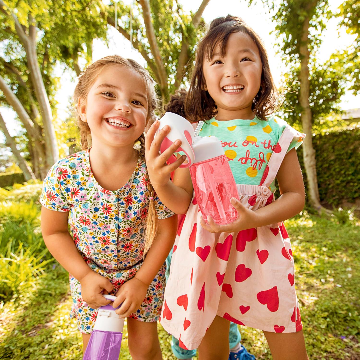 Пляшка для води Munchkin Flip & Go 340 мл Фіолетовий (00483) - фото 5 Пляшка для води Munchkin Flip & Go 340 мл Фіолетовий (00483) - фото 5