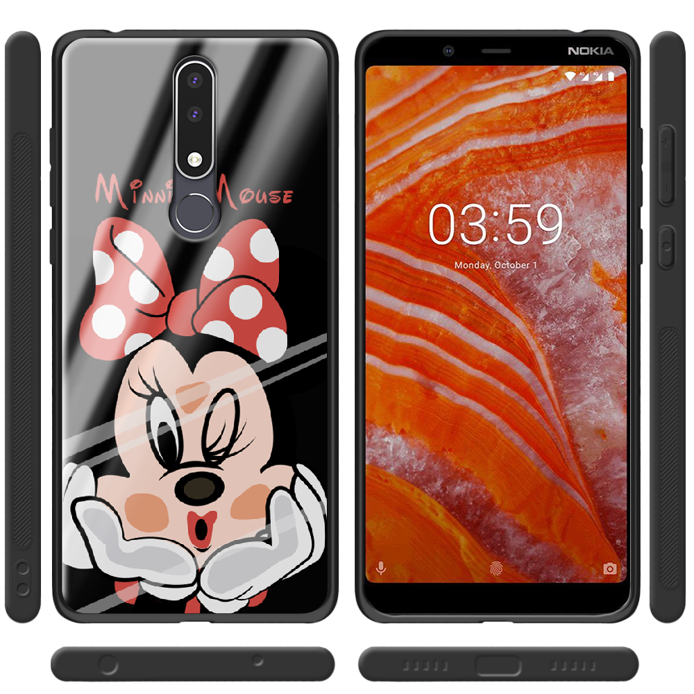 Чохол BoxFace Nokia 3.1 Plus Lady M Чорний силікон зі склом (36116-cc59-37737) - фото 4