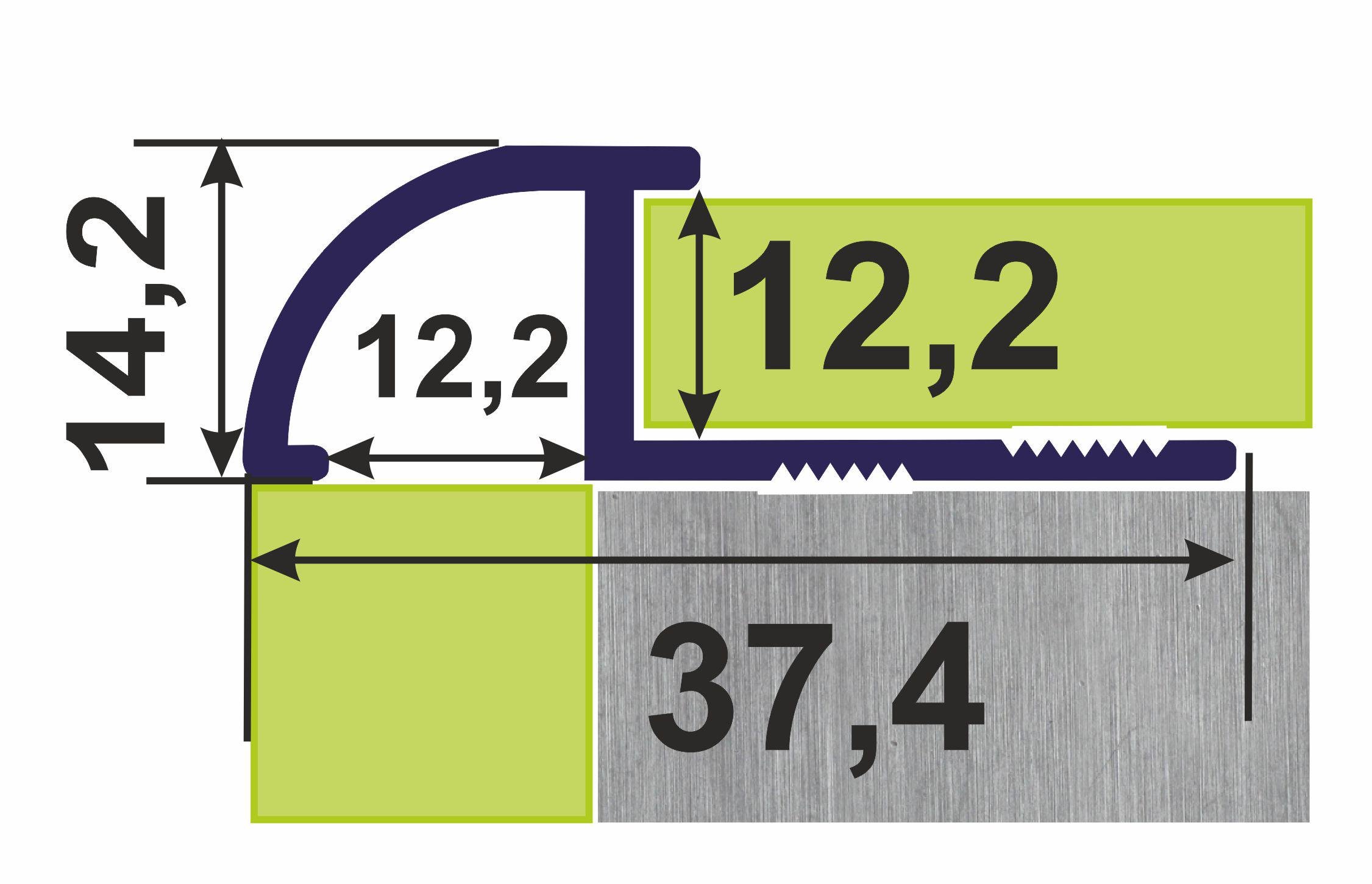 Профиль овальный Профіль Центр ОАП 12 алюминиевый анод 2,7 м Серебристый (3ОАП12271) - фото 7 Профиль овальный Профіль Центр ОАП 12 алюминиевый анод 2,7 м Серебристый (3ОАП12271) - фото 7
