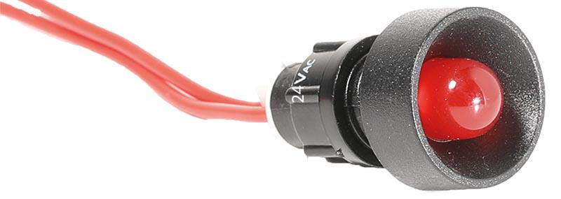 Лампа сигнальная ETI LS LED 10 R 24 10 мм LED 24 V AC Красный (4770808)