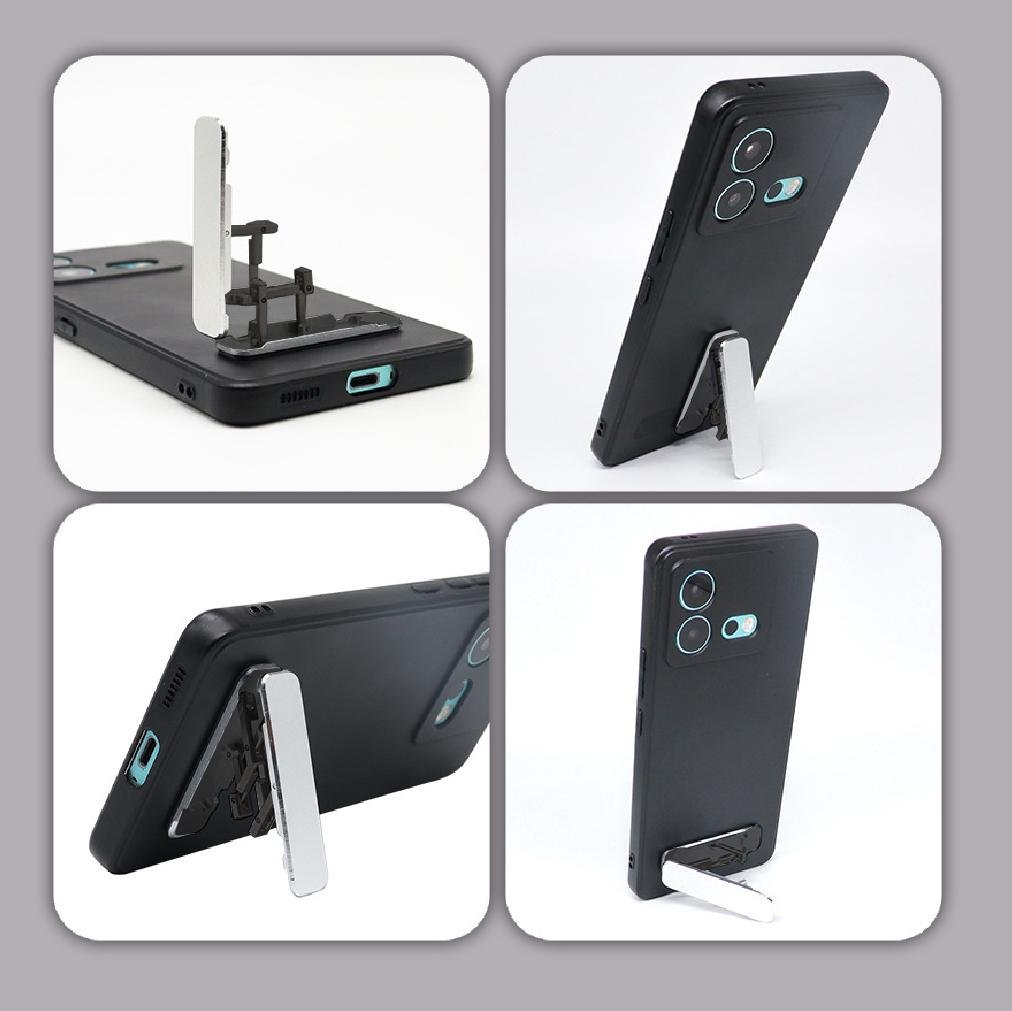 Наклейка-подставка для телефона универсальная Серебристый (26204996) - фото 4 Наклейка-подставка для телефона универсальная Серебристый (26204996) - фото 4