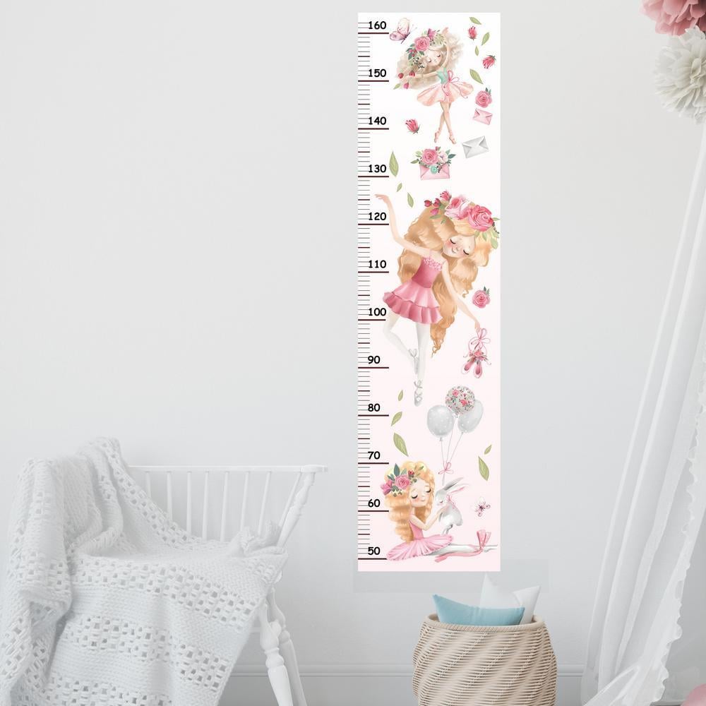 Наклейка-ростомер детский LIPKO Балерины виниловая 30х115 см (096)