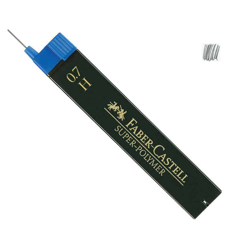 Грифели для механического карандаша Faber-Castell SUPER-POLYMER 0,7 мм Н (120711)
